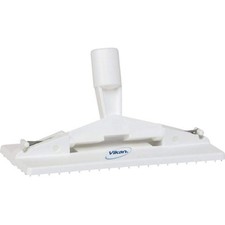 Vikan 55005 Pad Holder,Floor,9" x 3.7",PP/SS,White 5500 White