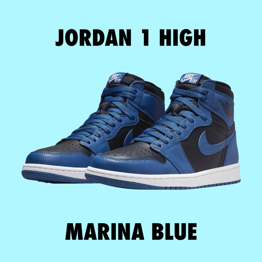 Size 9.5 - Jordan 1 Retro OG High Dark Marina Blue for sale