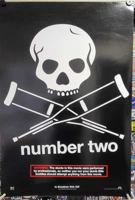Jackass Number Two 2006 One-Sheet Poster Lot of 4 D/S 27×40 SteveO