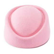 Cocktail Fascinator Base Wool Air Hostesses Pillbox Hat Millinery Making A139...