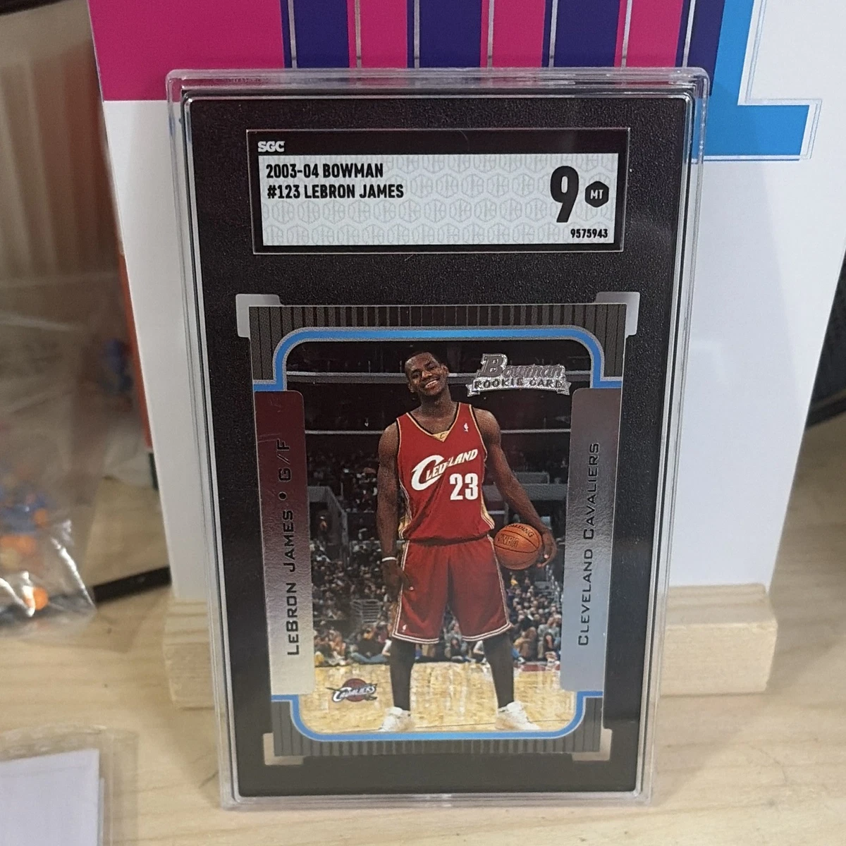 Topps LeBron James 9 Graded Basketball Sports Trading Cards