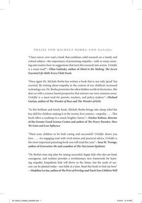 UnSelfie: Why Empathetic Kids Succeed in Our All-About-Me World by Borba Dr., Mi