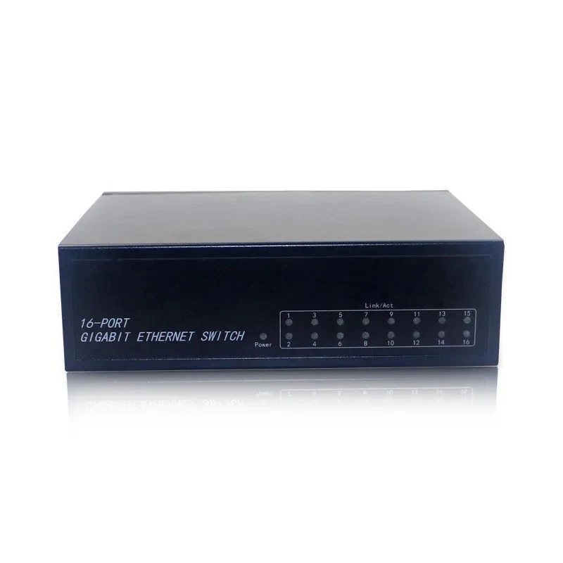 SWITCH ETHERNET 16 PORTE HUB RETE LAN RJ45 10/100 MBPS AUTO MDI/MDIX - Immagine 4 di 4
