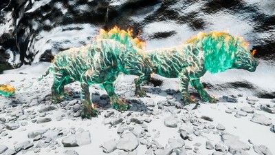  ARK Survival Ascended PvE Pyromane ( Pyro ) Top Stats Shoulder Backpack 2154 W