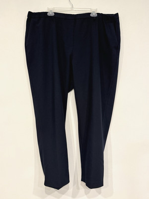 Talbots Cambridge Pants Plus Size 24W (46x30) Elastic Waist Pull On Bi-Stretch