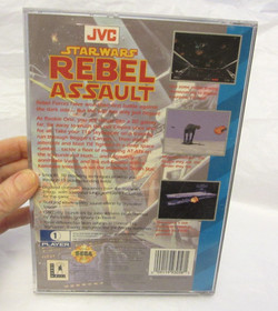 VTG SEGA CD STARWARS REBEL ASSAULT JVC  - 1993 in Box