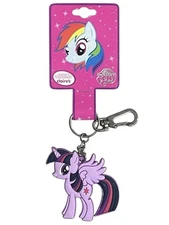 My Little Pony Keychain Twilight Sparkle Keychain Clip on for Keys Vintage 2014