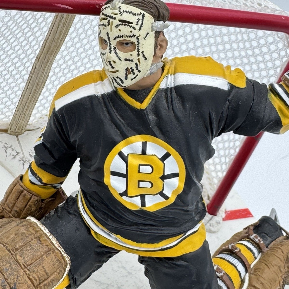 McFarlane Toys Gerry Cheevers NHL Boston Bruins 6 Inch Goalie