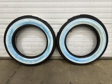 Lester Whitewall Bias Ply Tire 2 X 4.75-5.00 X19 White Wall Tires Qty 2 Rat Rod
