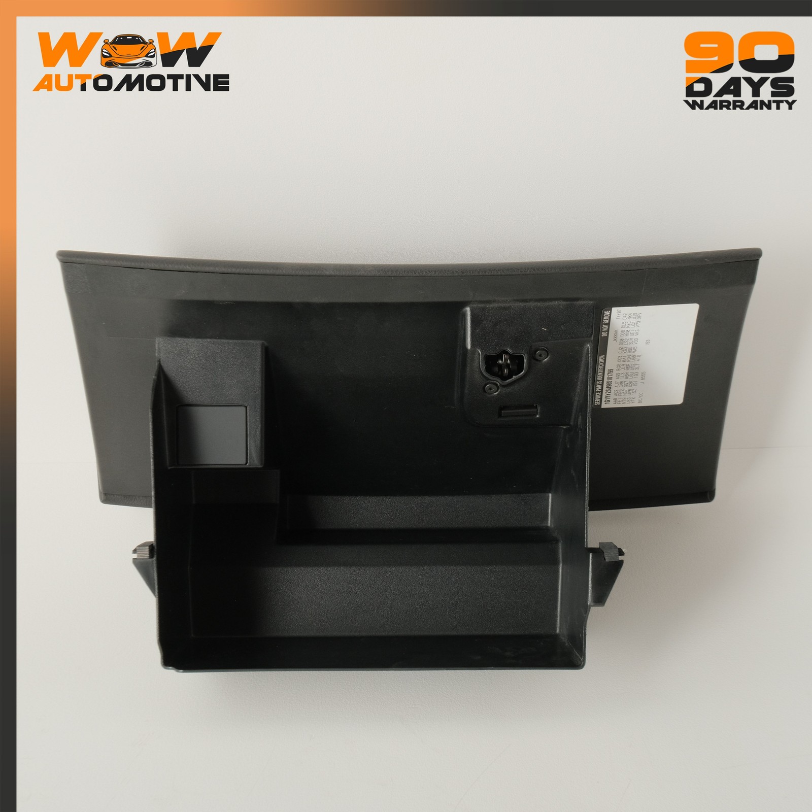 06-13 CHEVROLET CORVETTE C6 DASHBOARD COMPLETE GLOVE BOX ASSEMBLY BLACK OEM