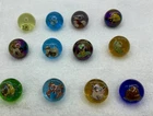 90s Pokémon Marbles Job Lot Vintage Nintendo Collectible Gen 1 Bundle x 12