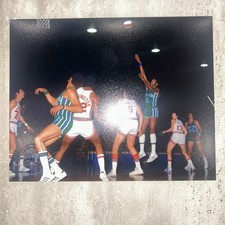 Vtg ABA Carolina vs Nets Jim McDaniels Billy Paultz Photo 8x10  M. Grossbardt