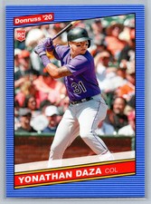 2020 Donruss #241 Yonathan Daza RC - Colorado Rockies