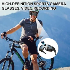 Smart Camera Glasses,Outdoor Sports HD Recording Video,Cycling Action ♔ F8J5