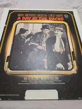 CED VideoDisc MARX BROTHERS A DAY AT THE RACES MGM/CBS Home Video Presentation