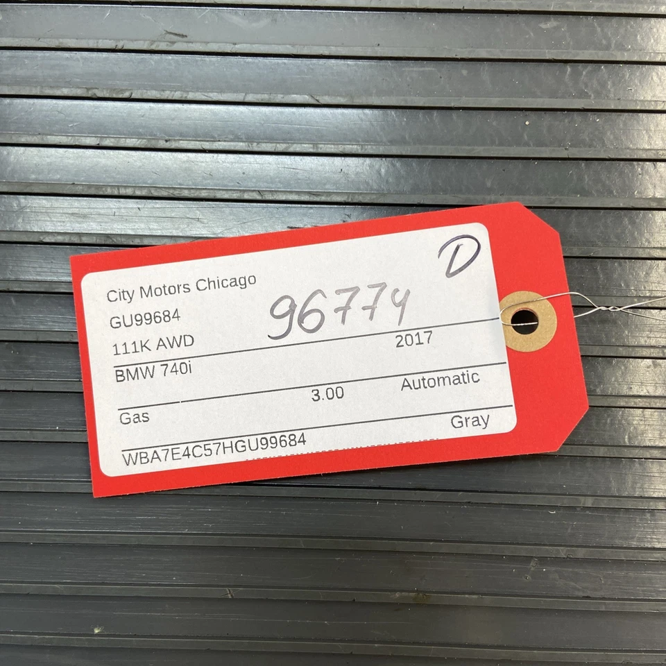 BMW G12 740Li 2011-2022 eje diferencial delantero AWD montaje OEM transmisión Foto 2 de 4