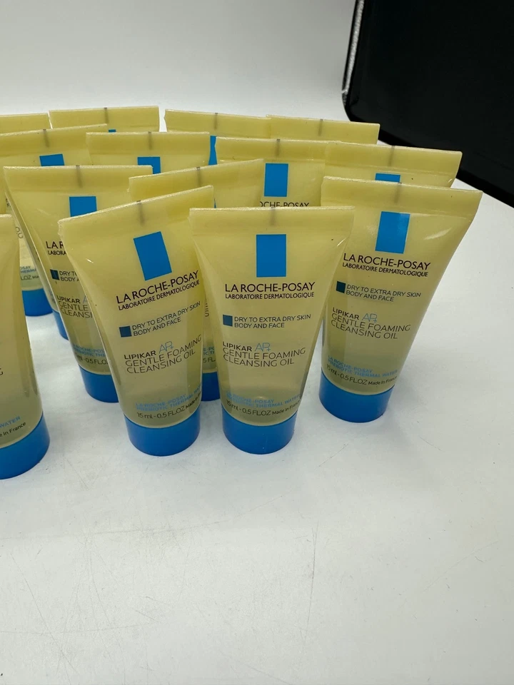 Lote de 21. Aceite limpiador en espuma suave La Roche Posay 0,5 oz tamaño de muestra NUEVO Foto 2 de 4