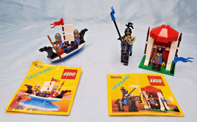 LEGO Castle Guard 6035 and King's Oarsmen 6017 both from 1987 - please read