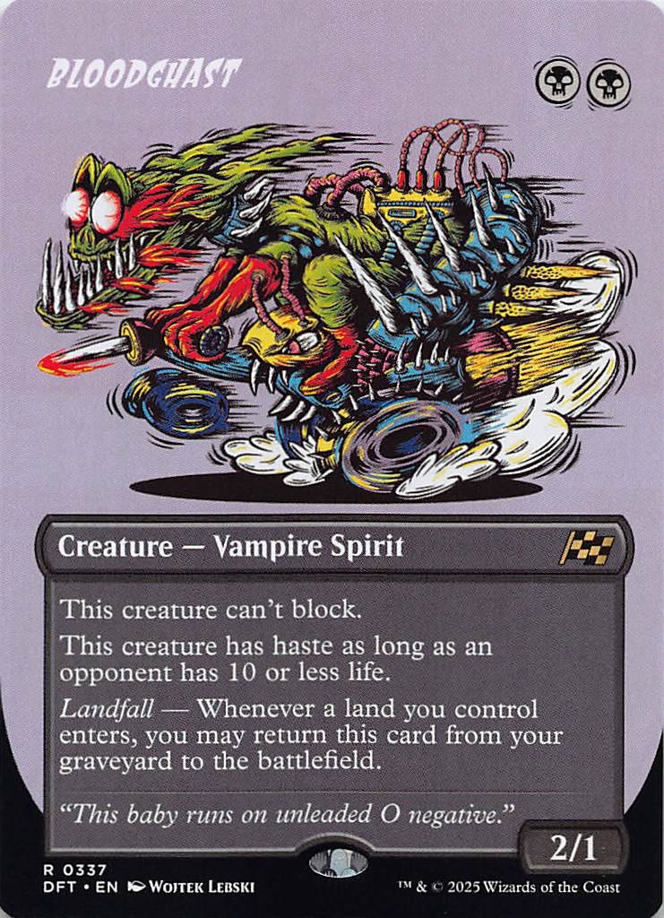 Bloodghast (Borderless) DFT 337 English NM - MTG