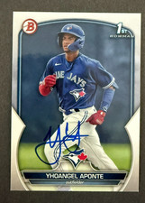 2023 Bowman 1st SIGNED: Yhoangel Aponte, BLUE JAYS #BP-110