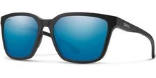 Smith Optics Shoutout Matte Black ChromaPop Soft Square Sunglasses 20230200357QG