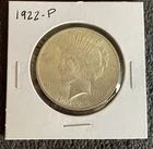 Peace Silver Dollar 1922-P - 90% Silver