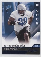 2011 Panini Absolute Memorabilia Rookie Spectrum Blue /100 Nick Fairley #167 0x0