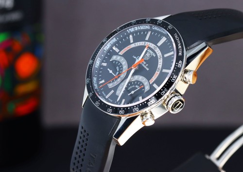 Tag Heuer Carrera Calibre S Laptimer Chronograph - Edelstahl, CV7A10.FT6012 - Bild 12 von 13