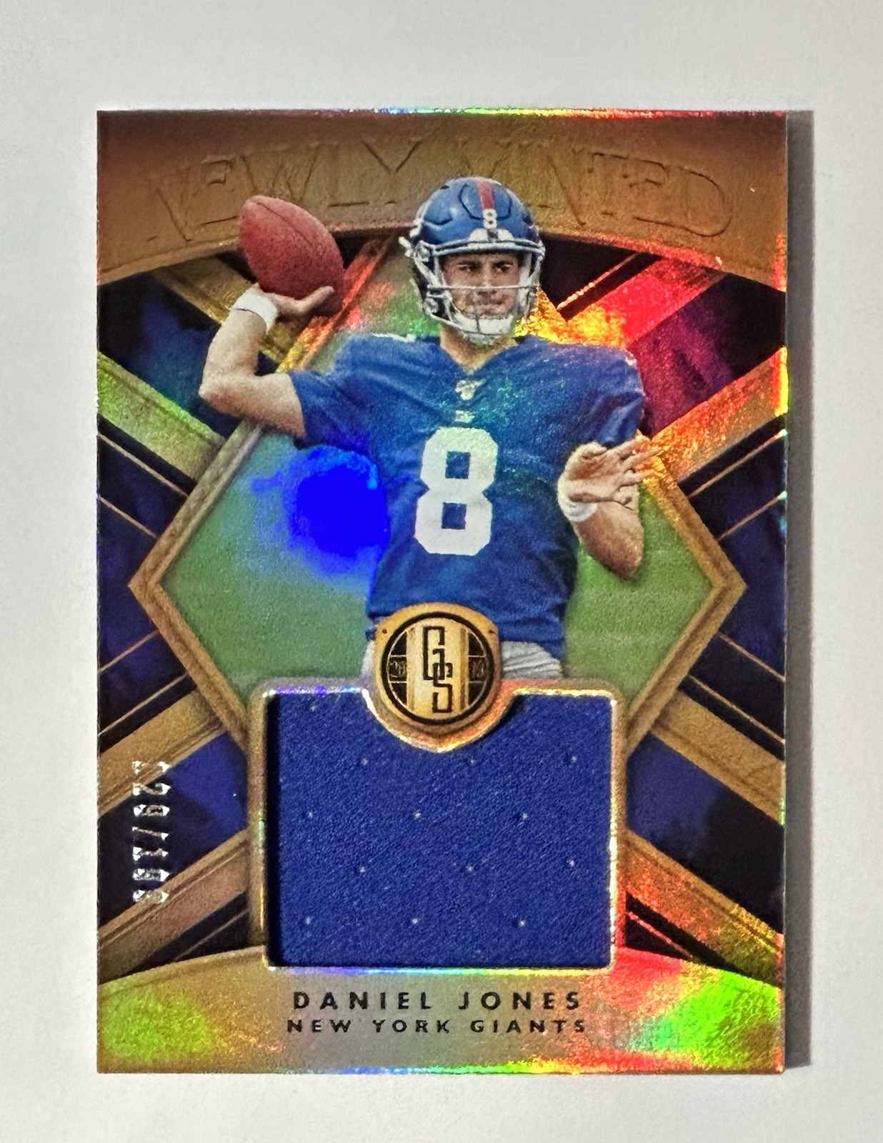 Daniel Jones Panini Gold Standard Newly Minted Memorabilia #NMM4 Base