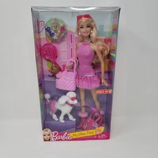 NIB Mattel Barbie My Glam Pets 2010 Target Exclusive R4207 Pink Hair *READ*