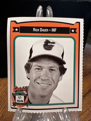 1991 All-Time Baltimore Orioles Team Issue Rich Dauer #94