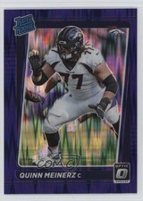 2021 Panini Donruss Optic Rated Rookie Purple Shock Prizm Quinn Meinerz 1lg7