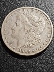 VF 1882 MORGAN SILVER DOLLAR — photo 1