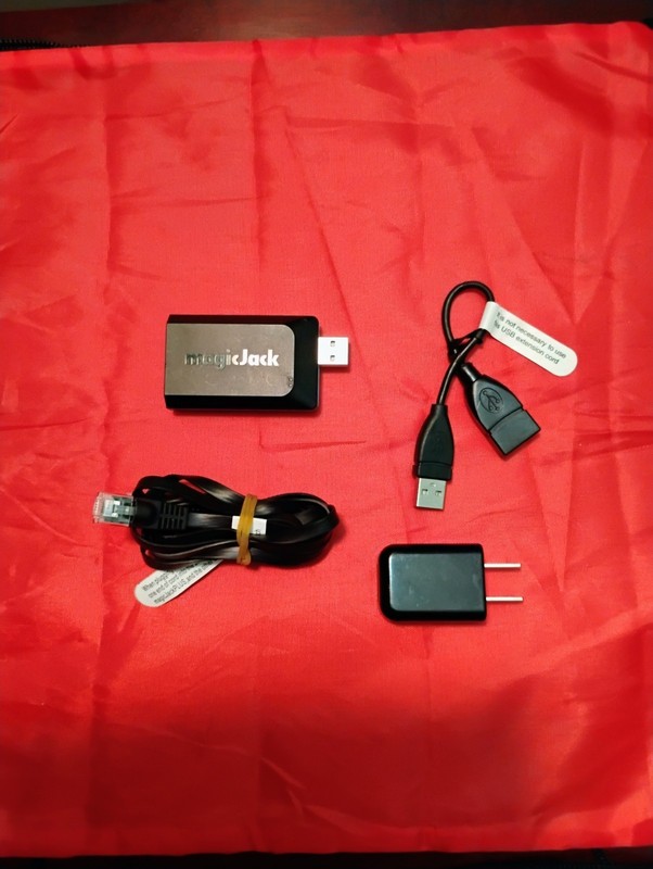 Magic Jack Go Smart Home/Business Digital Phone Full Set K1103