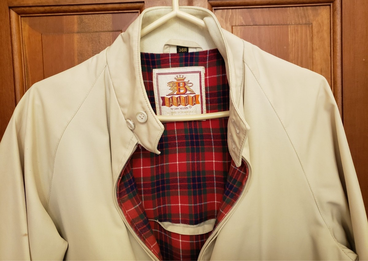 Vintage Baracuta by Van Heusen 80's G-9 Harrington Jacket, Beige