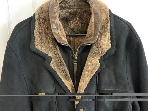 Overland Highlands Northern Merino Shearling Sheepskin Coat Men’s 40 USA - product listing photo