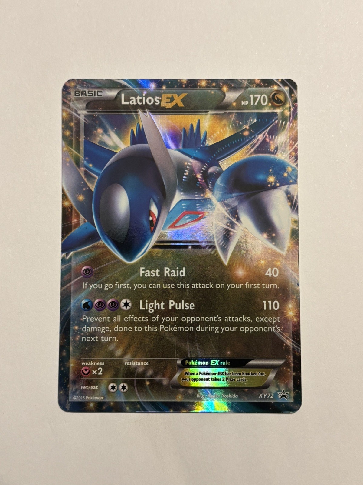 Pokemon TCG Latios EX Black Star Promo XY72