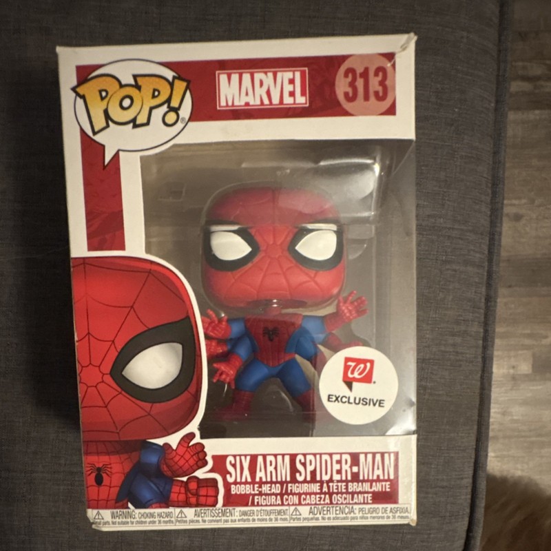 Funko Pop! Marvel Six Arm Spider-Man Walgreens Exclusive Vinyl Figure #313