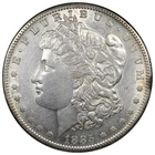 1885-S Morgan Dollar AU+ ALMOST UNC Details Cleaned A3042