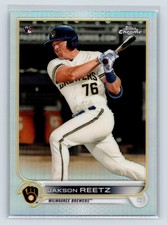 Jakson Reetz 2022 Topps Chrome #157 Refractor Milwaukee Brewers 4-4