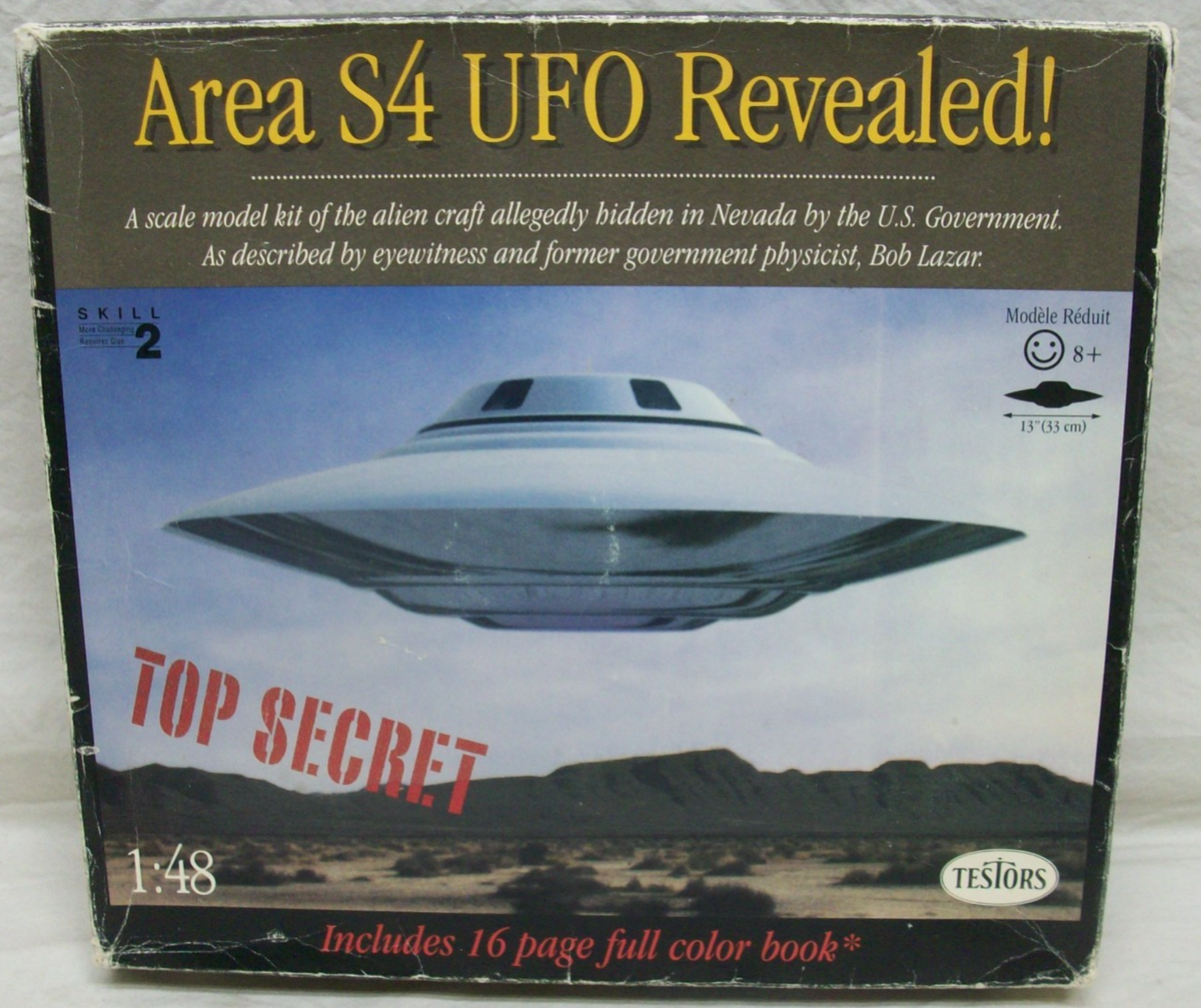 エリア S4 UFO プラモデル/Area S4 UFO Revealed/51 Testors S4 UFO 1/48 Spacecraft for sale online | eBay