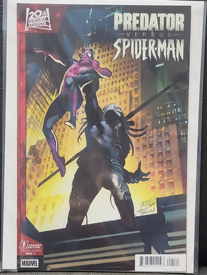 Marvel Predator Versus Spider-Man #1 Variant Cover Comic Book