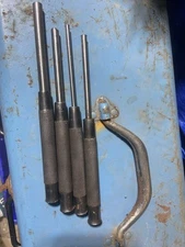 Set Of Four Heavy Duty Roll Pin Punch Set