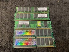 Samsung crucial PC-3200 1gb 512mb 256mb DIMM 400 MHz DDR Memory