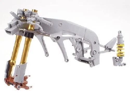 Tamiya 1/12 Detail Up Parts Series n.13 Yamaha YZR-M1 2005 Forcella anteriore... - Immagine 3 di 4