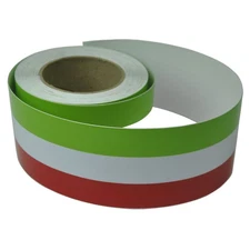 3-Colors For BMW French Italian Flag Stripe Body Car Sticker Decals 7.5cmx5m