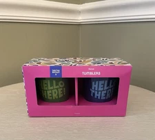 New Tabitha Brown x Target Metal Tumblers “Hello There” Blue & Green
