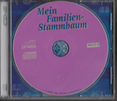 SONO PRESS CD FAMILIEN STAMMBAUM NEU