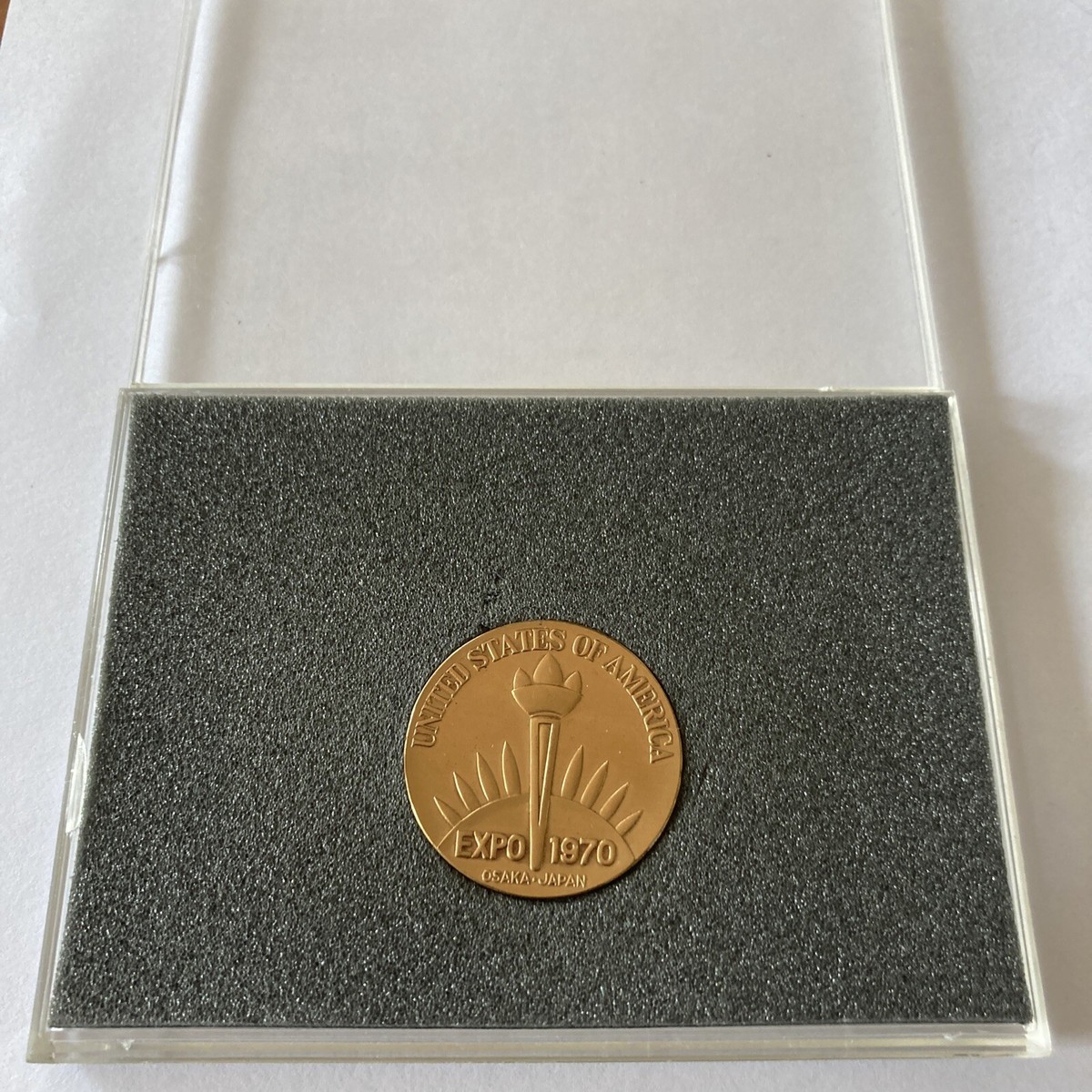 1970 Expo '70 Osaka Japan United States Pavilion Bronze Medal In