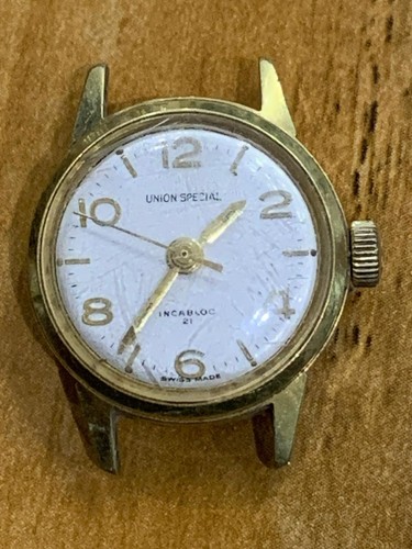 Vintage Swiss Made Union Special Mechanical Ladies Watch Head - Not Working - Picture 2 of 4